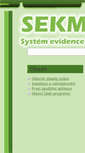 Mobile Screenshot of help.sekm.cz